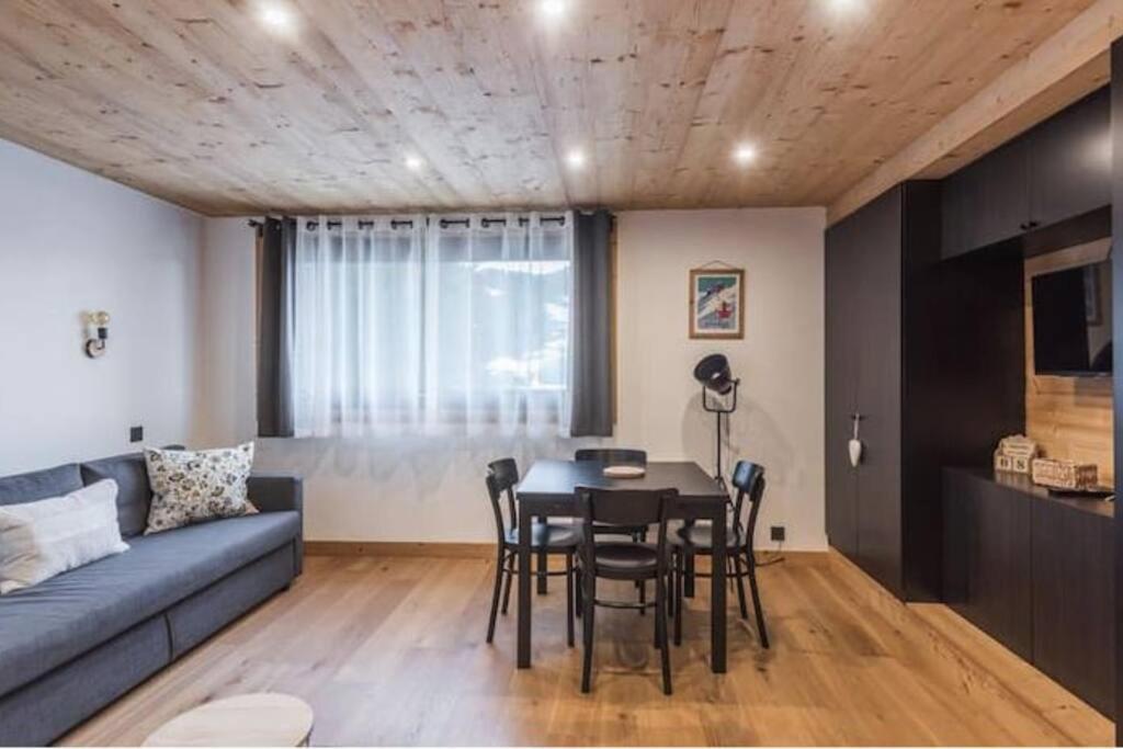 Charmant T2 Megeve, 10 Min A Pied Du Centre Экстерьер фото