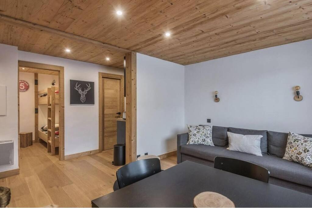 Charmant T2 Megeve, 10 Min A Pied Du Centre Экстерьер фото